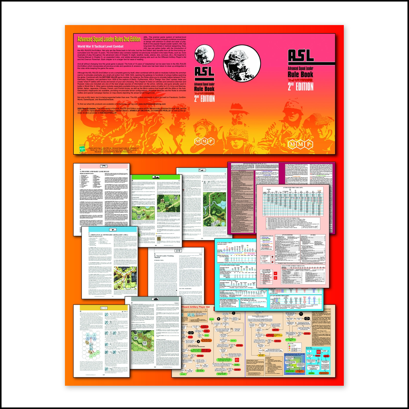 ASL Rulebook 2nd Edition - full size with binder