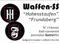 9th/10th SS Panzer Division Battle Dice - 16mm