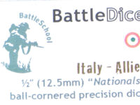 Battle Dice - Italy Allies - 12.5mm