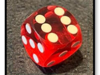 12.5mm Precision Backgammon Die - Red